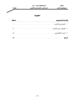 ١٠١‫א‬                  ‫א‬
      ‫א‬                        ‫א‬‫א‬‫א‬W‫א‬‫א‬           ‫א‬




                                         ‫א‬

 ‫א‬                                               ‫א‬
     ١ K K K K K K K K K K K K K K K K K K K K K ‫א‬‫ א‬K١

   ٣٠ K K K K K K K K K K K K K K K K K K K K ‫א‬ K٢

   ٥٤ K K K K K K K K K K K K K K K K K K K K K                               ‫א‬‫ א‬K٣

   ٨٢ K K K K K K K K K K K K K K K K K K K K K K K K K K                                     ‫א‬‫א‬

                                                                                          




                                               - ٨٣ -
 