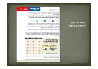 ‫ליעילות‬ ‫דוגמא‬
‫בנתונים‬ ‫השימוש‬
 