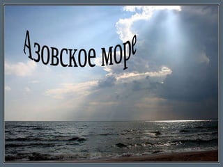 Азовское море 