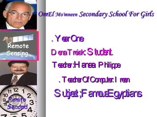 Om  El   Mo ' mneen  Secondary School For Girls   ,[object Object],[object Object],[object Object],[object Object],[object Object]