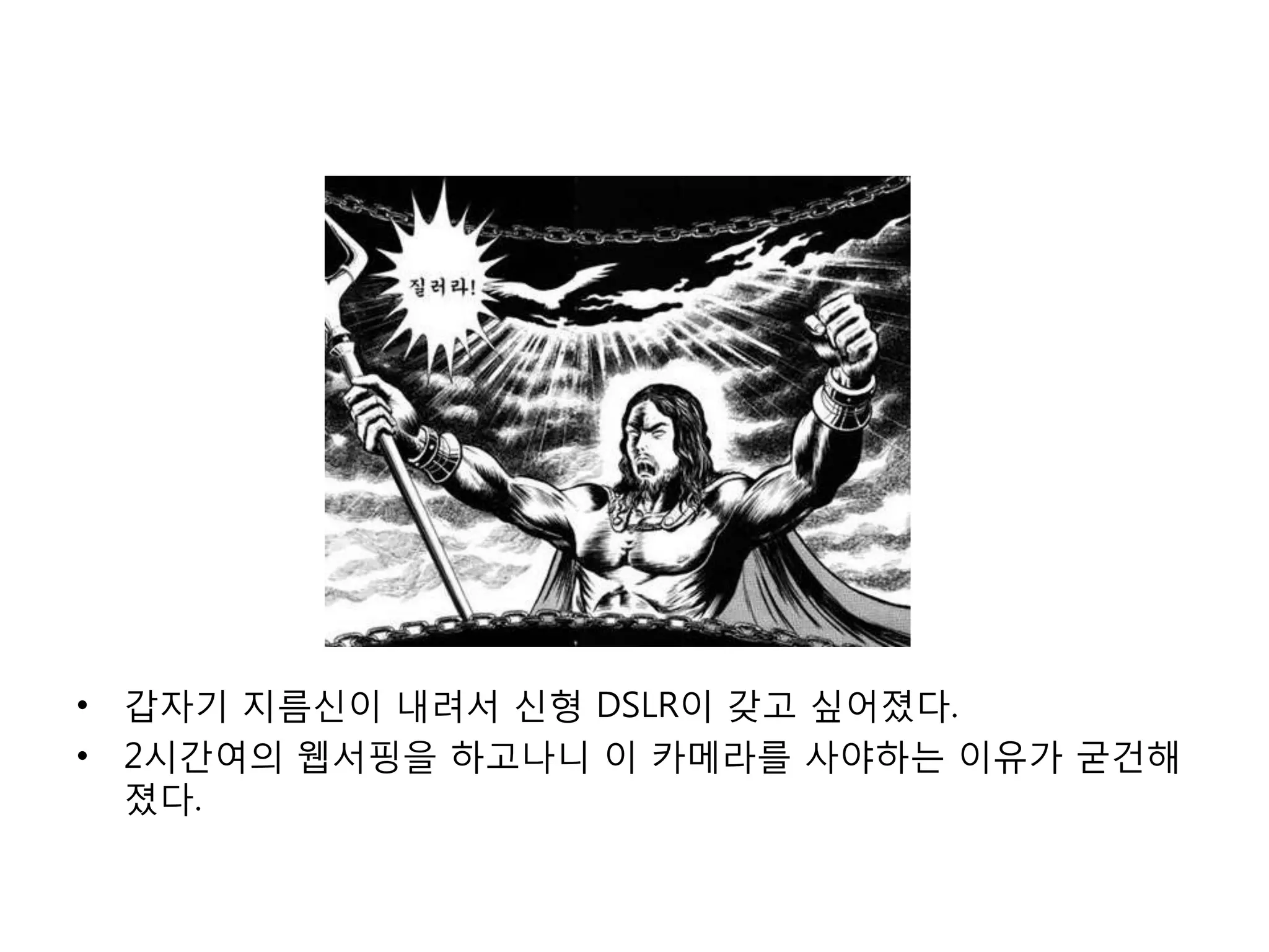 갑자기 지름신이 내려서 신형 DSLR이 갖고 싶어졌다.2시간여의 웹서핑을 하고나니 이 카메라를 사야하는 이유가 굳건해졌다.