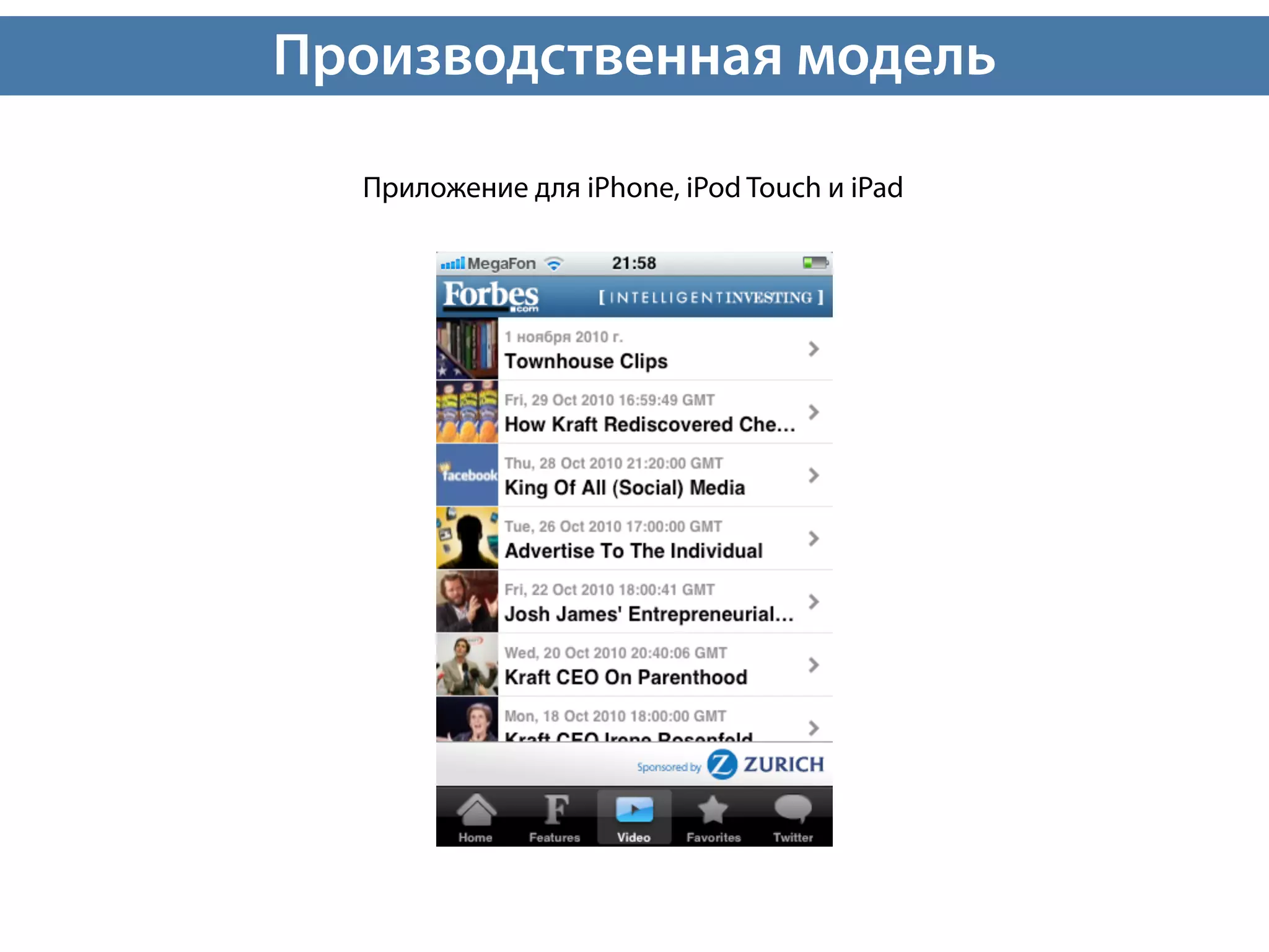 Производственная модель

  Приложение для iPhone, iPod Touch и iPad
 