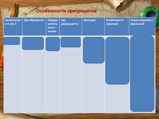 КЛЕТКИ КРОВИ