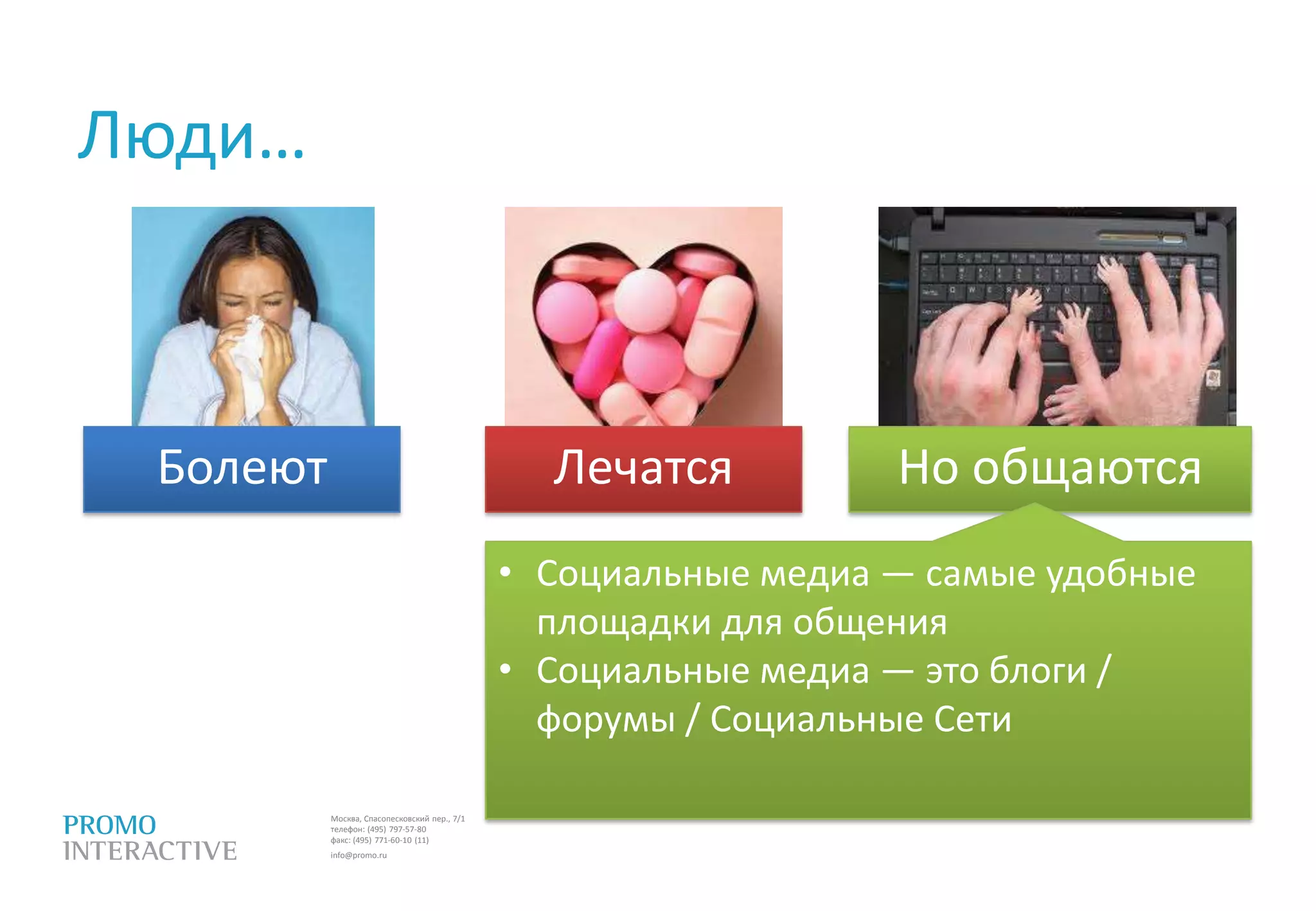 Задают вопросыЛюди…БолеютЛечатсяНо общаютсяРассказывают о том, что помогло