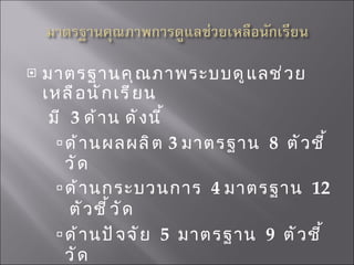 ระบบดูแลช่วยเหลือนักเรียน