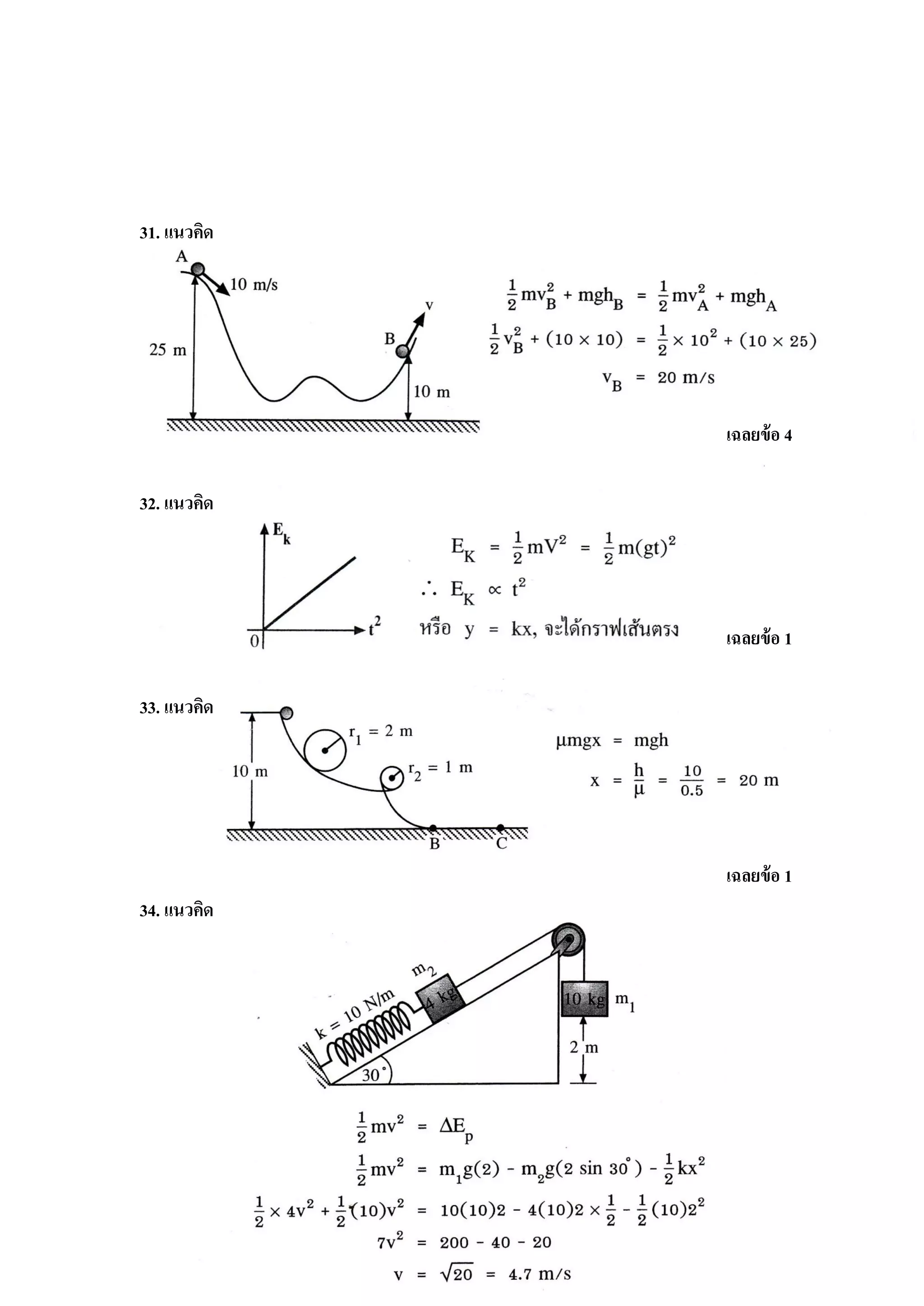 31. แนวคิด




             เฉลยข้ อ 4

32. แนวคิด




             เฉลยข้ อ 1

33. แนวคิด




             เฉลยข้ อ 1
34. แนวคิด
 