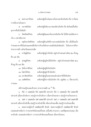 Ò.  —ß§À«“√«√√≥π“                                    65

            Ù.  ª∑“π®“√‘°—ß§– Õß§å·ÀàßºŸâ‡∑’Ë¬«∫‘≥±∫“μ‰ªμ“¡≈”¥—∫‡ªìπ«—μ√ §◊Õ °“√‰¡àß¥
°“√‡∑’Ë¬«μ“¡„®Õ¬“°
            ı. ‡Õ°“ π‘°—ß§–       Õß§å·ÀàßºŸπß©—π ≥ Õ“ π–‡¥’¬«‡ªìπ«—μ√ §◊Õ ©—π«—π≈–¡◊Õ‡¥’¬«
                                            â —Ë                                       È
≈ÿ°®“°∑’Ë·≈â«‰¡à©—πÕ’°
            ˆ. ªíμμªî≥±‘°—ß§–     Õß§å·ÀàßºŸ©π‡©æ“–„π∫“μ√‡ªìπ«—μ√ §◊Õ ‰¡à „™â¿“™π–„ àÕ“À“√
                                            â—
‡°‘π Ò Õ¬à“ß§◊Õ∫“μ√
            ˜. ¢≈ÿªí®©“¿—μμ‘°—ß§– Õß§å·ÀàßºŸâÀâ“¡¿—μ∑’Ë∂«“¬¿“¬À≈—ß‡ªìπ«—μ√ §◊Õ ‡¡◊ËÕ‰¥âª≈ß„®
°”Àπ¥Õ“À“√∑’Ë‡ªìπ à«π¢Õßμπ´÷Ëß‡√’¬°«à“Àâ“¡¿—μ¥â«¬°“√≈ß¡◊Õ©—π‡ªìπμâπ·≈â« ‰¡à√—∫Õ“À“√∑’Ë‡¢“
π”¡“∂«“¬Õ’° ·¡â®–‡ªìπ¢Õßª√–≥’μ
            ¯. Õ“√—≠≠‘°—ß§–       Õß§å·ÀàßºŸÕ¬Ÿª“‡ªìπ«—μ√ Õ¬ŸÀ“ß∫â“π§πÕ¬à“ßπâÕ¬ ı ™—«∏πŸ
                                             â àÉ                àà                      Ë
§◊Õ Úı ‡ âπ
            ˘. √ÿ°¢¡Ÿ≈°ß§–
                       ‘—         Õß§å·ÀàßºŸâÕ¬Ÿà ‚§π‰¡â‡ªìπ«—μ√ Õ¬ŸàÀà“ß∫â“π§πÕ¬à“ßπâÕ¬ ı
™—Ë«∏πŸ §◊Õ Úı ‡ âπ
            Ò. Õ—æ‚¿°“ ‘°—ß§–    Õß§å·ÀàßºŸâÕ¬Ÿà∑’Ë·®âß‡ªìπ«—μ√
            ÒÒ. ‚  “π‘°—ß§–       Õß§å·ÀàßºŸâÕ¬ŸàªÉ“™â“‡ªìπ«—μ√
            ÒÚ. ¬∂“ —π∂μ‘°ß§–
                           —      Õß§å·ÀàßºŸâÕ¬Ÿà „π‡ π“ π–·≈â«·μà‡¢“®—¥„Àâ‡ªìπ«—μ√
            ÒÛ. ‡π —™™‘°—ß§–      Õß§å·ÀàßºŸâ∂◊Õ°“√π—Ëß‡ªìπ«—μ√ §◊Õ Õ¬Ÿà‡æ’¬ß Û Õ‘√‘¬“∫∂‡«âπ
°“√πÕπ
           μ‘°”Àπ¥√Ÿâ°Õß≈¡‡¢â“ÕÕ° (Õ“π“ª“π μ‘) Òˆ ˆı §◊Õ
          Ò. ∑’¶Ì «“ Õ ⁄  π⁄‚μ ∑’¶Ì Õ ⁄  “¡’μ‘ ª™“π“μ‘. ∑’¶Ì «“ ª ⁄  π⁄‚μ ∑’¶Ì ª ⁄  “¡’μ‘
ª™“π“μ‘ (‡¡◊ËÕÀ“¬„®‡¢â“¬“« ¬àÕ¡√Ÿâ«à“À“¬„®‡¢â“¬“« ‡¡◊ËÕÀ“¬„®ÕÕ°¬“« ¬àÕ¡√Ÿâ«à“À“¬„®ÕÕ°¬“«)
          Ú. √ ⁄ Ì «“ Õ ⁄  π⁄‚μ √ ⁄ Ì Õ ⁄  “¡’μ‘ ª™“π“μ‘. √ ⁄ Ì «“ ª ⁄  π⁄‚μ √ ⁄ Ì ª ⁄  “¡’μ‘
ª™“π“μ‘ (‡¡◊ËÕÀ“¬„®‡¢â“ —Èπ ¬àÕ¡√Ÿâ«à“À“¬„®‡¢â“ —Èπ ‡¡◊ËÕÀ“¬„®ÕÕ° —Èπ ¬àÕ¡√Ÿâ«à“À“¬„®ÕÕ° —Èπ)
          Û.  æ⁄æ°“¬ªØ‘ Ì‡«∑’ Õ ⁄  ‘ ⁄ “¡’μ‘  ‘°⁄¢μ‘.  æ⁄æ°“¬ªØ‘ Ì‡«∑’ ª ⁄  ‘ ⁄ “¡’μ‘  ‘°⁄¢μ‘
(‡∏Õ¬àÕ¡ ”‡Àπ’¬°«à“ ‡√“®–ª√–®—°…å°Õß≈¡∑—ßÀ¡¥ [‡∫◊Õßμâπ ∑à“¡°≈“ß ·≈–∑’ ¥¢Õß°Õß≈¡] ‡¡◊Õ
                                            È            È                      Ëÿ            Ë
À“¬„®‡¢â“ ‡∏Õ¬àÕ¡ ”‡Àπ’¬°«à“ ‡√“®–ª√–®—°…å°Õß≈¡∑—ÈßÀ¡¥ ‡¡◊ËÕÀ“¬„®ÕÕ°)
 