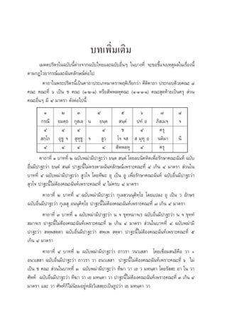∫∑‡æ‘Ë¡‡µ‘¡
      ‡¡µµª√‘µ√„π©∫—∫π’Èµà“ß®“°©∫—∫‰∑¬·≈–©∫—∫Õ◊ËπÊ „π∫“ß∑’Ë ®–¢Õ™’È·®ß‡Àµÿº≈„π‡√◊ËÕßπ’È
µ“¡°Æ‰«¬“°√≥å·≈–©—π∑≈—°…≥åµàÕ‰ª
        §“∂“„πæ√–ª√‘µ√π’È‡ªìπ§“∂“ª√–‡¿∑¡“µ√“æƒµ‘‡√’¬°«à“ §’µ§“∂“ ª√–°Õ∫¥â«¬§≥– ¯
                                                            ‘
§≥– §≥–∑’Ë ˆ ‡ªìπ ™ §≥– (Ò-Ú-Ò) À√◊Õ —ææ≈Àÿ§≥– (Ò-Ò-Ò-Ò) §≥– ÿ¥∑â“¬‡ªìπ§√ÿ  à«π
§≥–Õ◊ËπÊ ¡’ Ù ¡“µ√“ ¥—ßµàÕ‰ªπ’È
          Ò         Ú       Û           Ù            ı         ˆ         ˜       ¯
        °√≥’ ¬¡µ⁄∂ °ÿ ‡≈ π ¬π⁄µ  π⁄µÌ ª∑Ì Õ ¿‘ ‡¡®⁄ ®
         Ù          Ù       Ù              Ù         ™        Ù         §√ÿ
         °⁄‚° Õÿ™Ÿ ®  ÿÀÿ™Ÿ ®  Ÿ« ‚® ® ⁄   ¡ÿ∑ÿ Õ πµ‘¡“ π’
         Ù          Ù       Ù              Ù  —ææ≈Àÿ Ù                  §√ÿ
       §“∂“∑’Ë Ò ∫“∑∑’Ë Ú ©∫—∫æ¡à“¡’ª“∞–«à“ ¬π⁄µ  π⁄µÌ ‚¥¬≈∫π‘§À‘µ‡æ◊ËÕ√—°…“§≥–©—π∑å ©∫—∫
Õ◊Ëπ¡’ª“∞–«à“ ¬π⁄µÌ  π⁄µÌ ª“∞–π’È‰¡àµ√ßµ“¡©—π∑≈—°…≥å‡æ√“–§≥–∑’Ë Ù ‡°‘π Ù ¡“µ√“  à«π„π
∫“∑∑’Ë Ù ©∫—∫æ¡à“¡’ª“∞–«à“  Ÿ«‚® ‚¥¬∑’¶– Õÿ ‡ªìπ ÕŸ ‡æ◊ËÕ√—°…“§≥–©—π∑å ©∫—∫Õ◊Ëπ¡’ª“∞–«à“
 ÿ«‚® ª“∞–π’È‰¡àµâÕß§≥–©—π∑å‡æ√“–§≥–∑’Ë Ù ‰¡à§√∫ Ù ¡“µ√“
         §“∂“∑’Ë Ú ∫“∑∑’Ë Ù ©∫—∫æ¡à“¡’ª“∞–«à“ °ÿ‡≈ ⁄«ππÿ§‘∑⁄‚∏ ‚¥¬·ª≈ß Õÿ ‡ªìπ « Õ—°…√
©∫—∫Õ◊Ëπ¡’ª“∞–«à“ °ÿ‡≈ ÿ Õππÿ§‘∑⁄‚∏ ª“∞–π’È‰¡àµâÕß§≥–©—π∑å‡æ√“–§≥–∑’Ë ˜ ‡°‘π Ù ¡“µ√“
         §“∂“∑’Ë Û ∫“∑∑’Ë Ò ©∫—∫æ¡à“¡’ª“∞–«à“ π ® ¢ÿ∑⁄∑¡“®‡√ ©∫—∫Õ◊Ëπ¡’ª“∞–«à“ π ® ¢ÿ∑⁄∑Ì
 ¡“®‡√ ª“∞–π’È‰¡àµâÕß§≥–©—π∑å‡æ√“–§≥–∑’Ë Ú ‡°‘π Ù ¡“µ√“  à«π„π∫“∑∑’Ë Ù ©∫—∫æ¡à“¡’
ª“∞–«à“  æ⁄æ µ⁄µ“ ©∫—∫Õ◊Ëπ¡’ª“∞–«à“  æ⁄‡æ  µ⁄µ“ ª“∞–π’È‰¡àµâÕß§≥–©—π∑å‡æ√“–§≥–∑’Ë ı
‡°‘π Ù ¡“µ√“
         §“∂“∑’Ë Ù ∫“∑∑’Ë Ú ©∫—∫æ¡à“¡’ª“∞–«à“ ∂“«√“ «π«‡  “ ‚¥¬‡™◊ËÕ¡ π∏‘§◊Õ «“ +
Õπ«‡  “ ©∫—∫Õ◊Ëπ¡’ª“∞–«à“ ∂“«√“ «“ Õπ«‡  “ ª“∞–π’È‰¡àµâÕß§≥–©—π∑å‡æ√“–§≥–∑’Ë ˆ ‰¡à
‡ªìπ ™ §≥–  à«π„π∫“∑∑’Ë Û ©∫—∫æ¡à“¡’ª“∞–«à“ ∑’¶“ «“ ‡¬ « ¡Àπ⁄µ“ ‚¥¬√—  – Õ“ „π «“
»—æ∑å ©∫—∫Õ◊Ëπ¡’ª“∞–«à“ ∑’¶“ «“ ‡¬ ¡Àπ⁄µ“ «“ ª“∞–π’È‰¡àµâÕß§≥–©—π∑å‡æ√“–§≥–∑’Ë Û ‡°‘π Ù
¡“µ√“ ·≈– «“ »—æ∑å°Á‰¡àπ‘¬¡Õ¬ŸàÀ≈—ß«‘‡  ¬–‡ªìπ√Ÿª«à“ ‡¬ ¡Àπ⁄µ“ «“
 