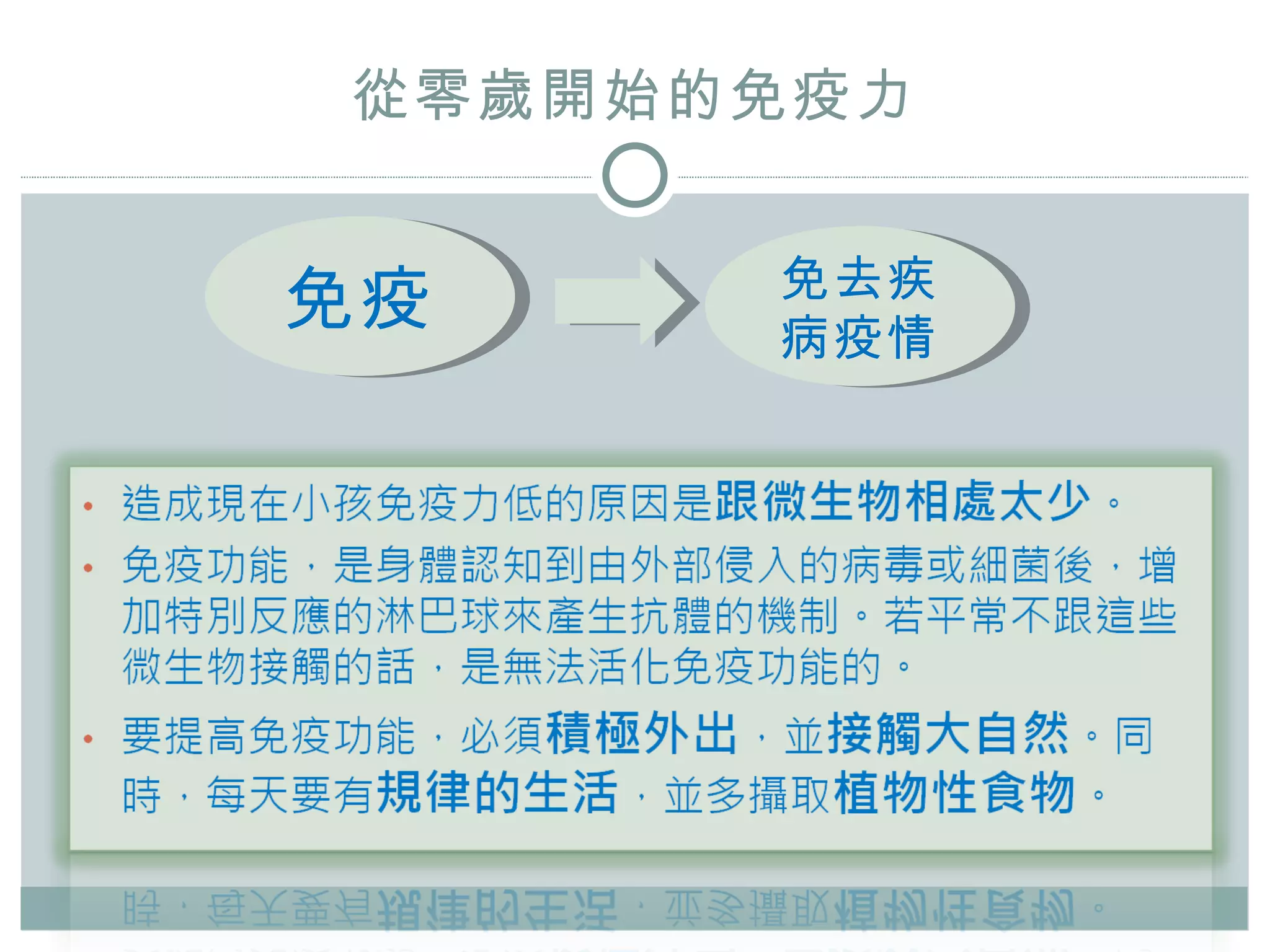 從零歲開始的免疫力 免疫 免去疾病疫情 