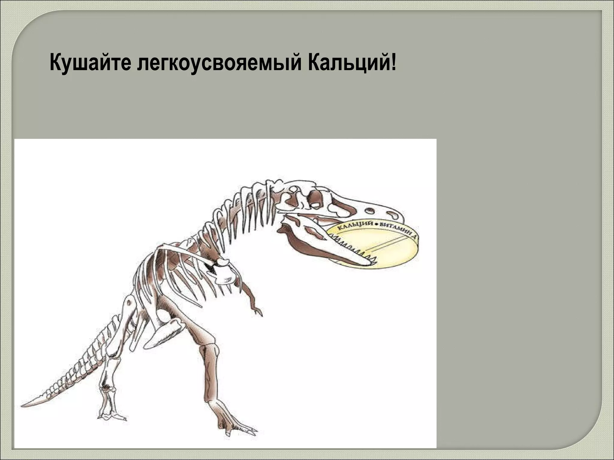 Кушайте легкоусвояемый Кальций! 