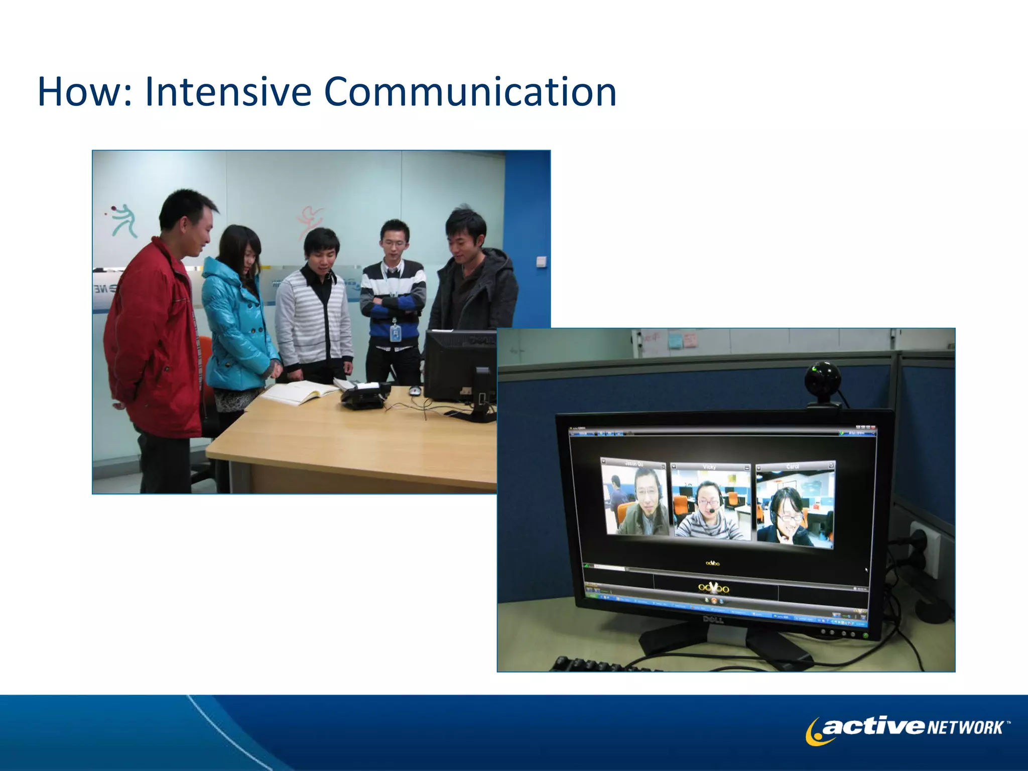 How: Intensive Communication 