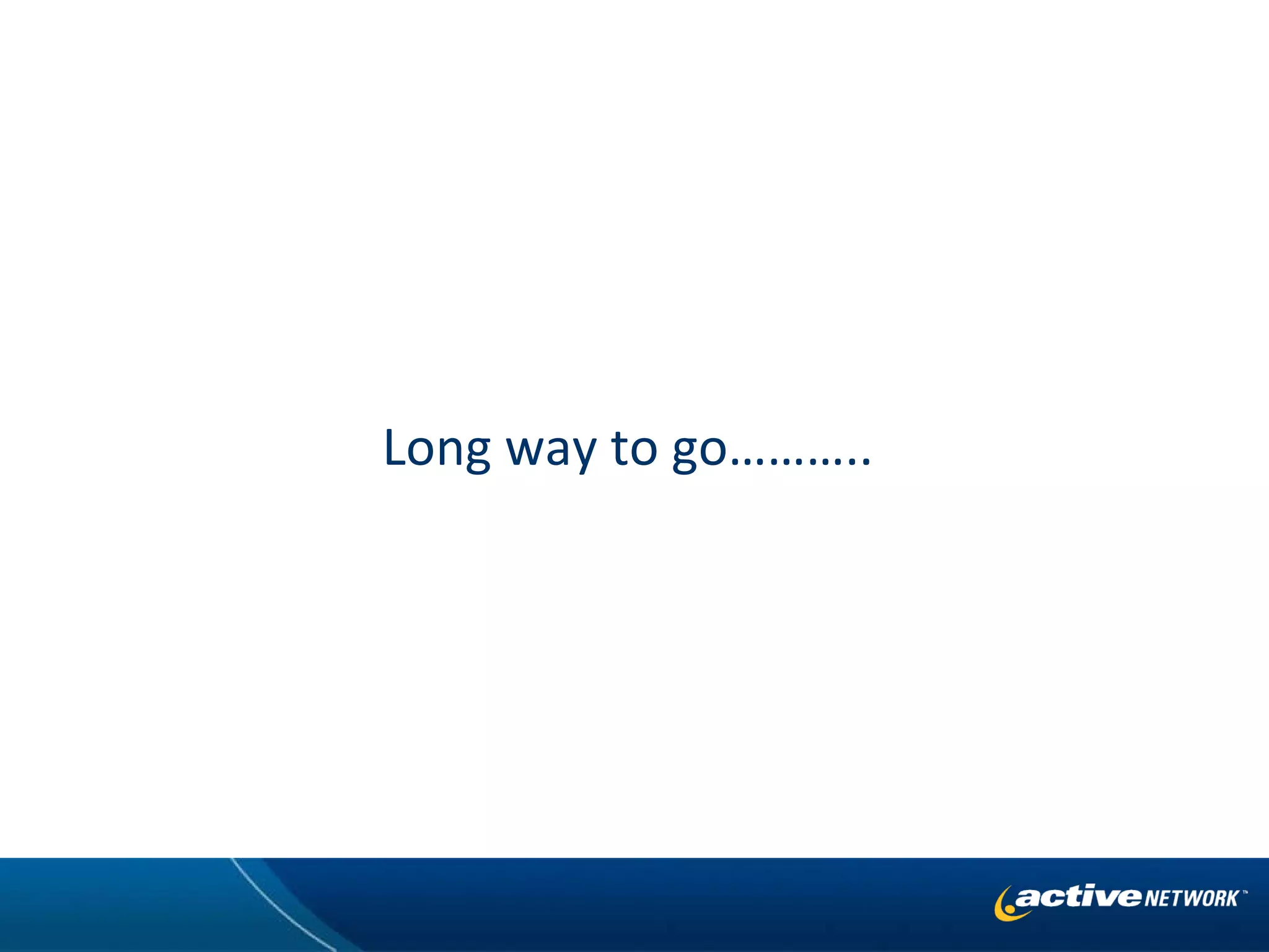 Long way to go……….. 