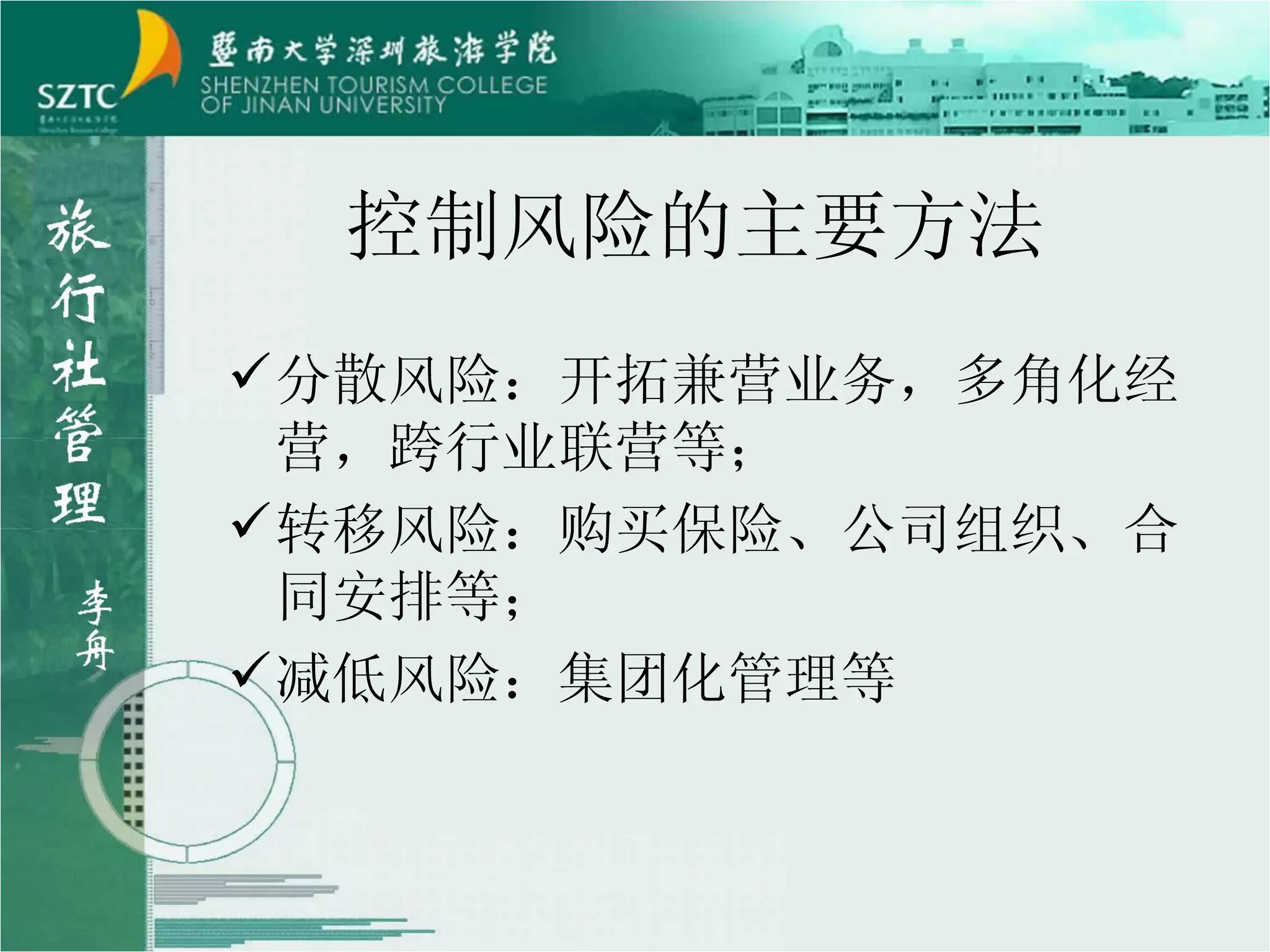 旅行社管理（六） | PPT