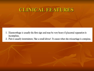 CLINICAL FEATURES 