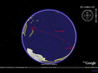 12 Hours Flight  Santiago Auckland 