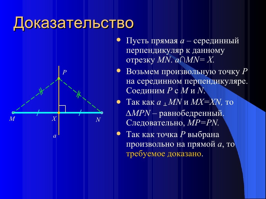 Известно что точка пересечения серединных перпендикуляров. Серединный перпендикуляр к отрезку. Серединный перпендикуляр треугольника 8 класс. Середина перпендикуляра. Свойства серединных перпендикуляров треугольника.