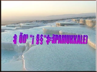 เมืองปามุคคาเล่ (PAMUKKALE) 