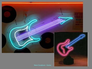Neon Sculpture - Guitar 