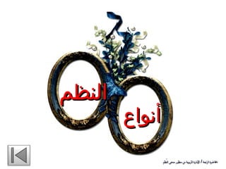 أنواع  النظم المحاضرة الرابعة  /  الإدارة التربوية من منظور منحى النُظم 