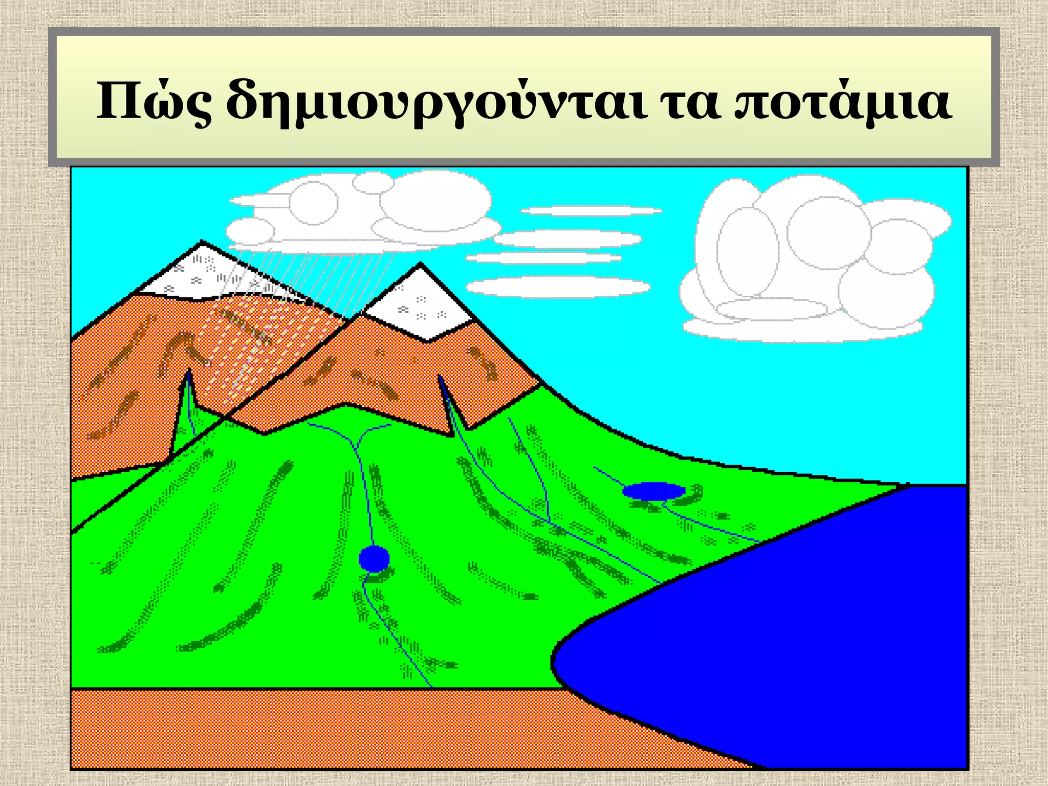 Πώς δημιουργούνται τα ποτάμια

 