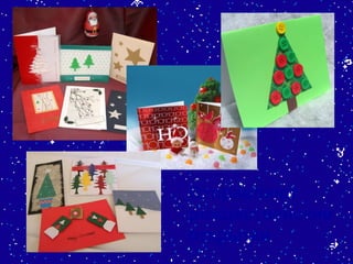 Отправляют рождественские открытки 