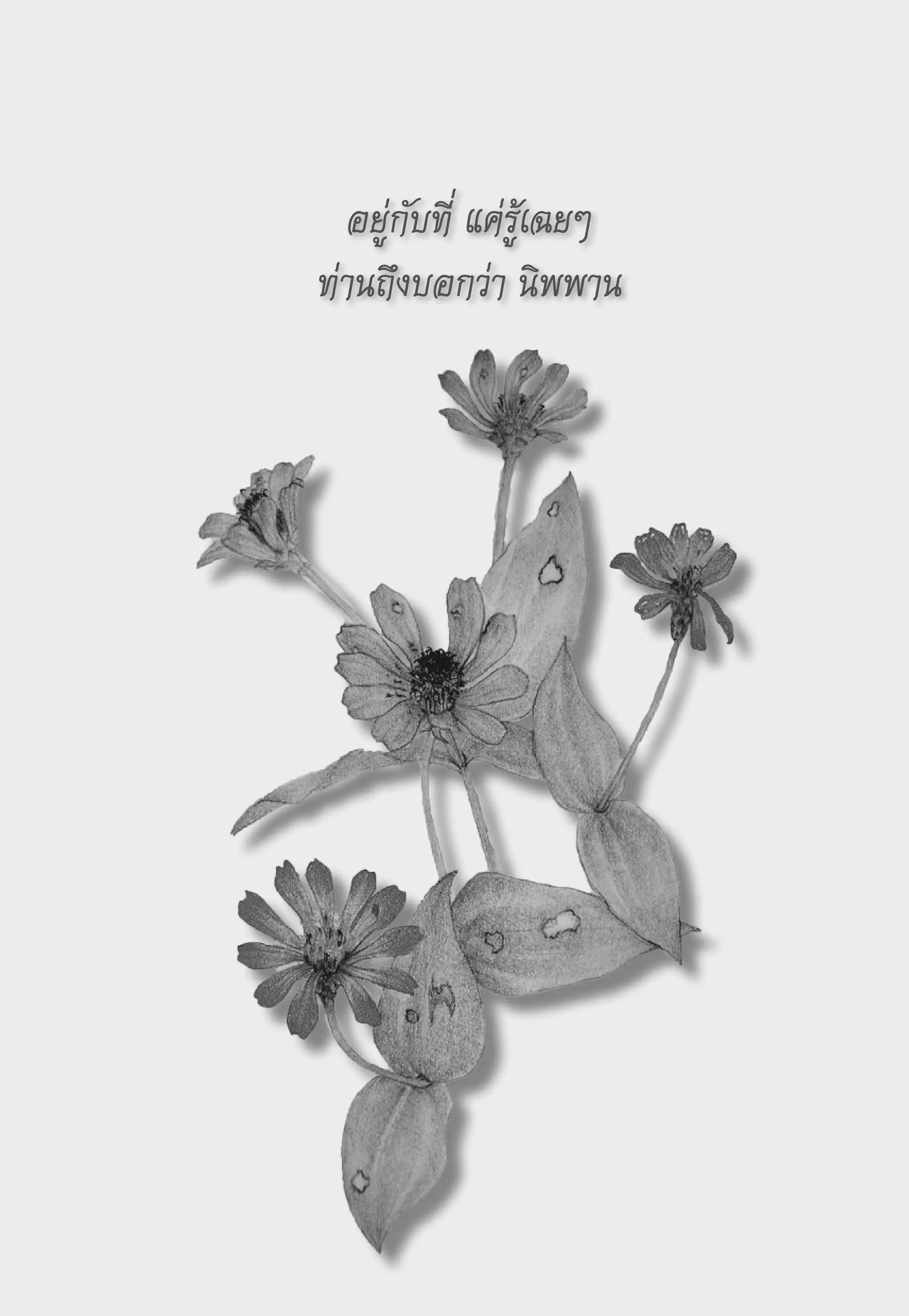 อยู่กับที่
แค่รู้เฉยๆ
ท่านถึงบอกว่า
นิพพาน
 