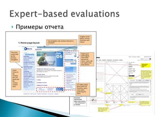 Примеры отчета 