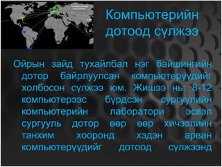 Орон нутгийн (MAN - Metropolian Area Network) 