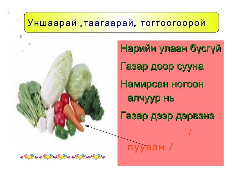 хүнснйи ногоо