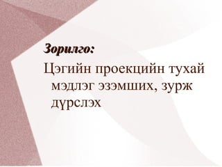 цэгийн проекц | PPT