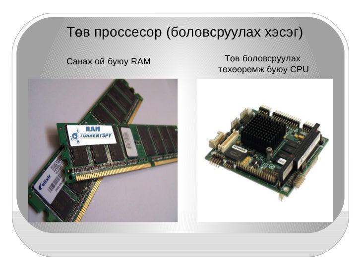 техник хангамж ба програм хангамж