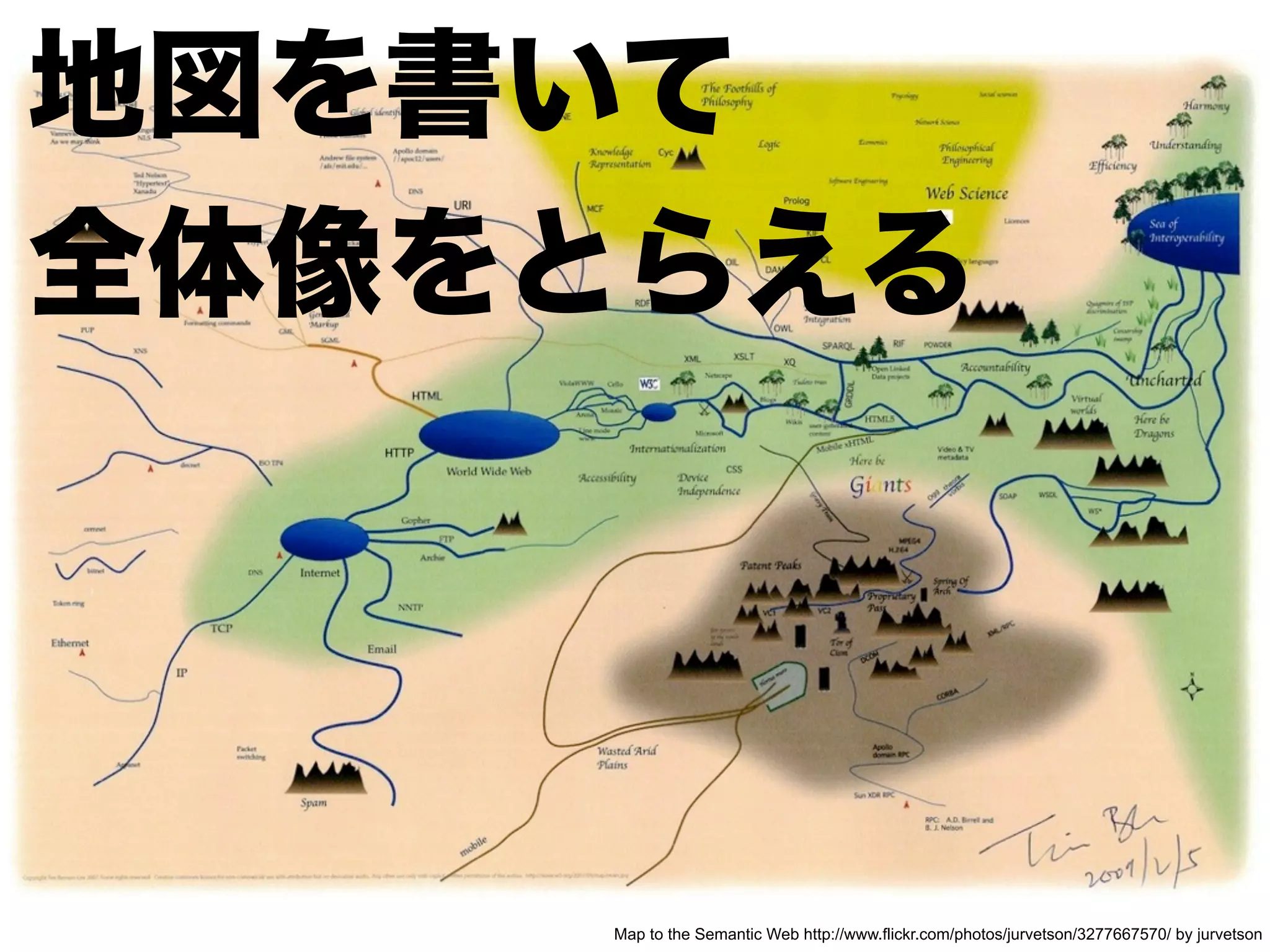 Map to the Semantic Web http://www.flickr.com/photos/jurvetson/3277667570/ by jurvetson
 