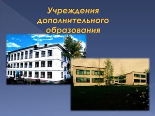 Учреждения дополнительного образования