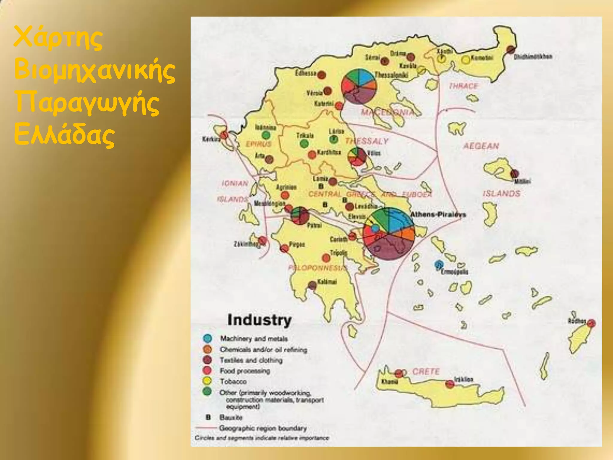 Χάρτης Βιομηχανικής Παραγωγής Ελλάδας