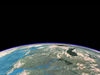 صورة لجزء من الأرض من مركبة فضائية