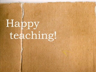 Happy teaching! 