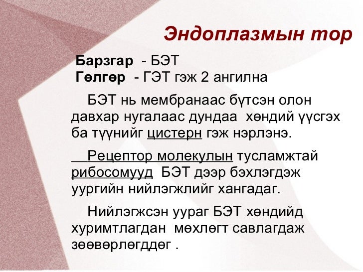 амьтны эсийн бүтэц