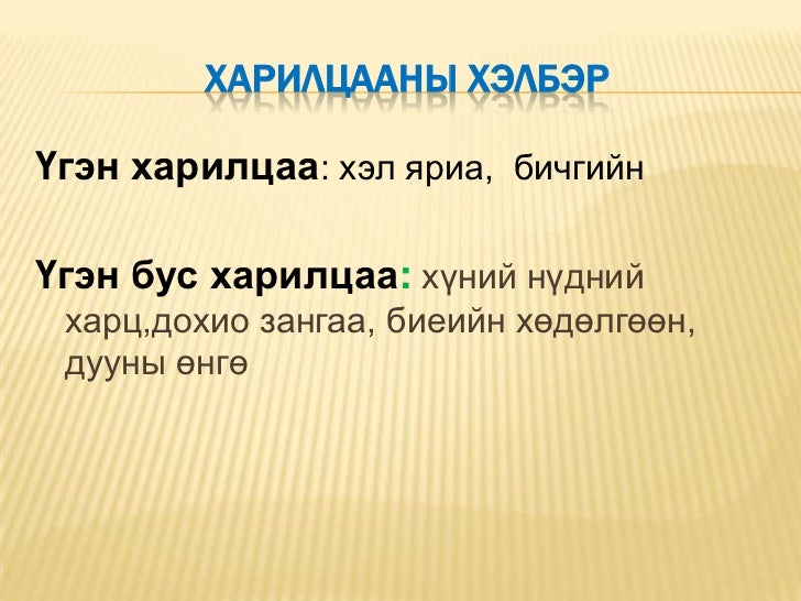 харилцаа ба эерэг сэтгэлгээ