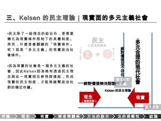 自由理念的原初意義，就是免於他人的支配，每一個個體都是自由的，不受到任何統治體制的拘束