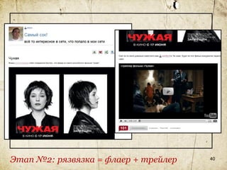 Этап №2: рязвязка = флаер + трейлер   40
 