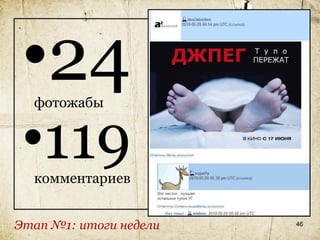 •24
  фотожабы


 •119
  комментариев


Этап №1: итоги недели   46
 