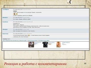 Реакция и работа с комментариями   55
 