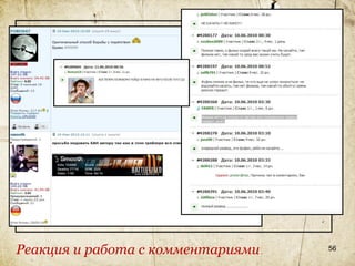 Реакция и работа с комментариями   56
 