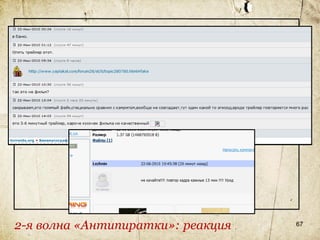 2-я волна «Антипиратки»: реакция   67
 