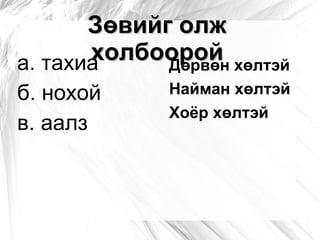 Асуултанд хариулж бичээрэй  Шүд яагаад өвддөг вэ Чи хэнд хайртай вэ Шүдээ яаж угаадаг вэ Яагаад хоолой өвддөг  вэ 