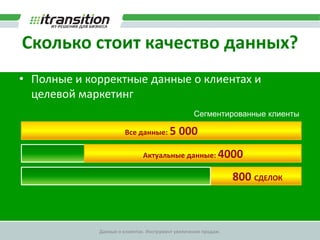 Увеличение срока	обслуживания