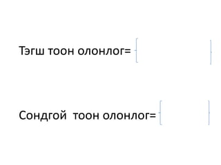 Olonlog Math эйлер веннийн диаграмм | PPTX