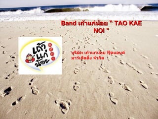 Band  เถ้าแก่น้อย  “  TAO KAE NOI ” บริษัท เถ้าแก่น้อย ฟู๊ดแอนด์มาร์เก็ตติ้ง จำกัด   