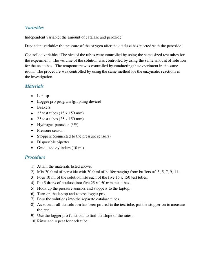 Writing a lab report biology matriculation