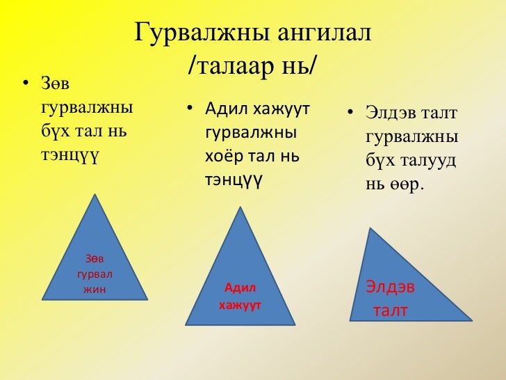 geometr гурвалжин